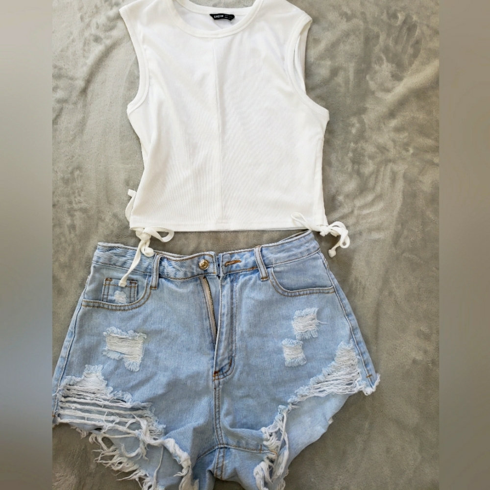 SHEIN Outfit tank and shorts